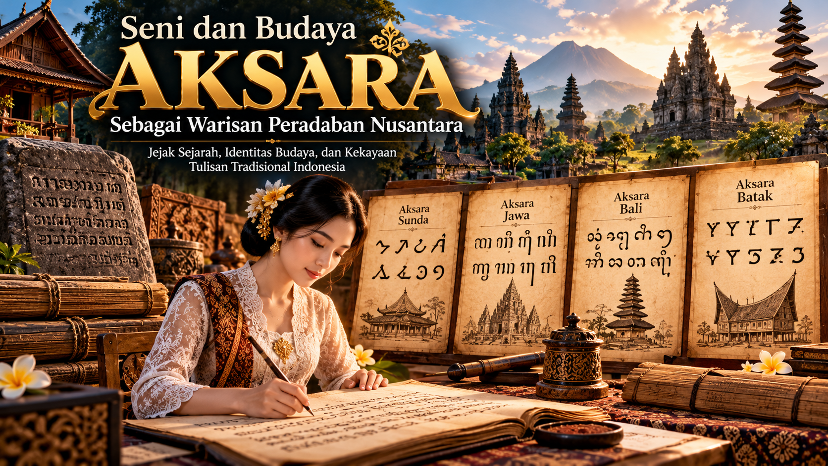 Seni dan Budaya Aksara sebagai Warisan Peradaban Nusantara